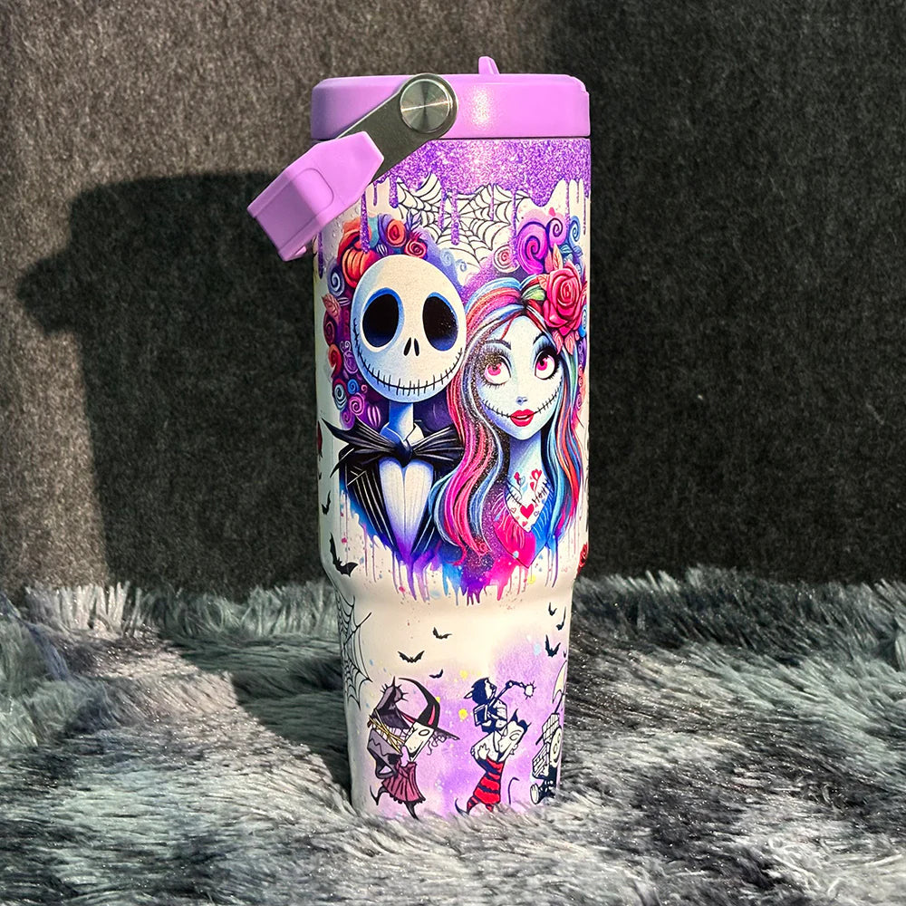 Sally x Jack Skellington 40 Oz Tumbler