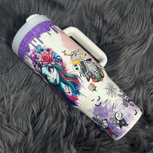 Sally x Jack Skellington 40 Oz Tumbler