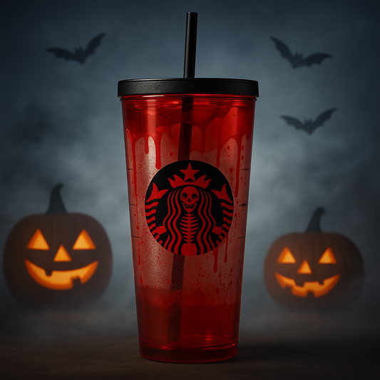 Bloody Halloween Tumbler Cup