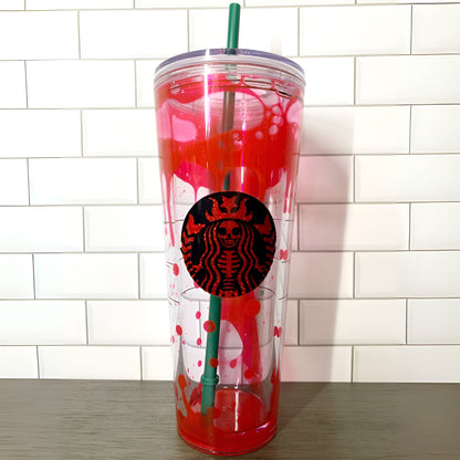 Bloody Halloween Tumbler Cup
