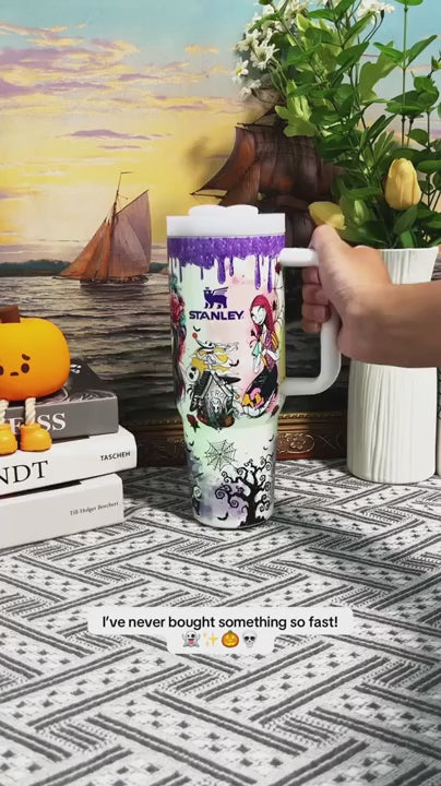 Sally x Jack Skellington 40 Oz Tumbler