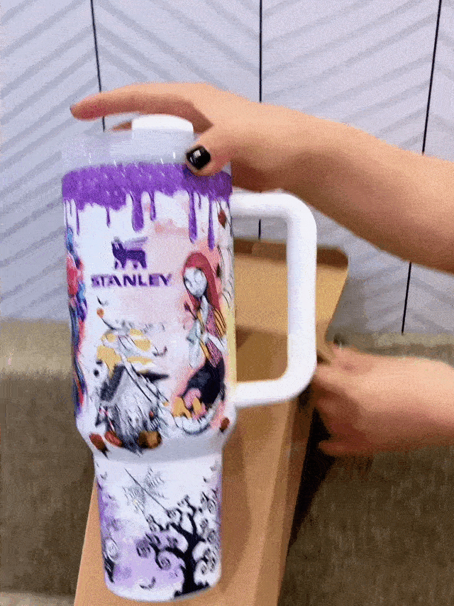 Sally x Jack Skellington 40 Oz Tumbler