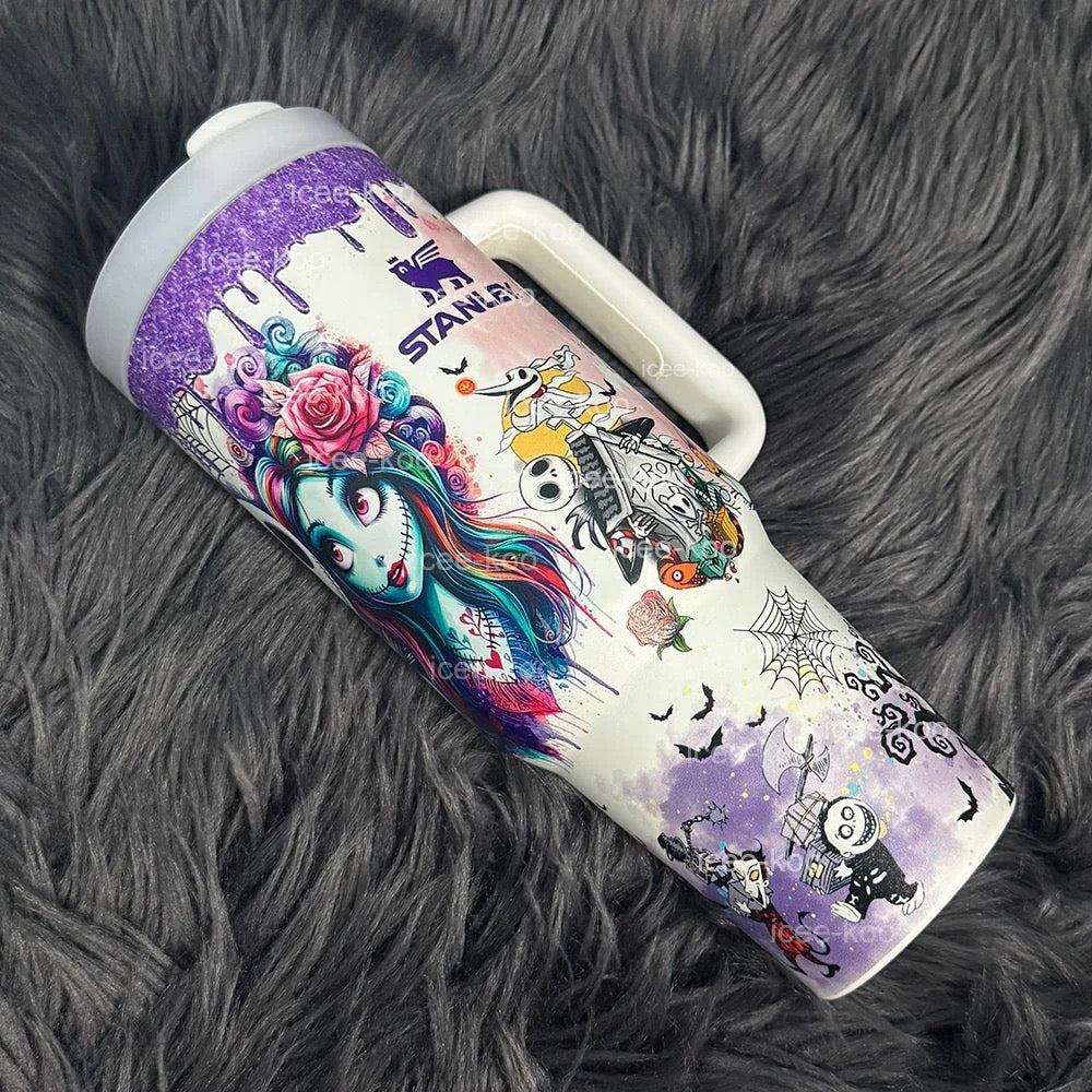 Sally x Jack Skellington 40 Oz Tumbler