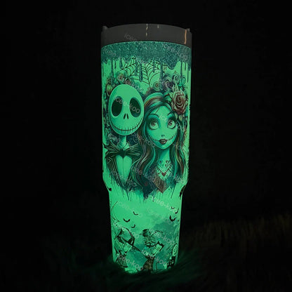 Sally x Jack Skellington 40 Oz Tumbler